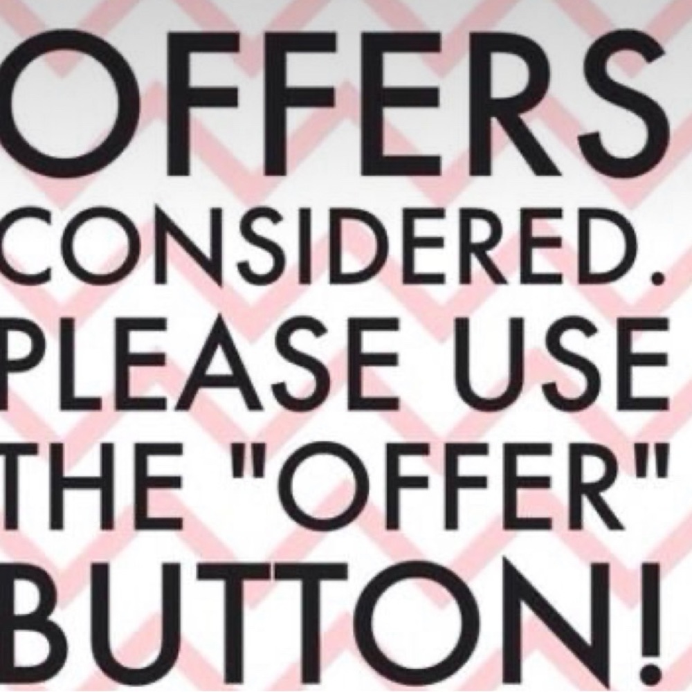If you like an item make me a reasonable offer